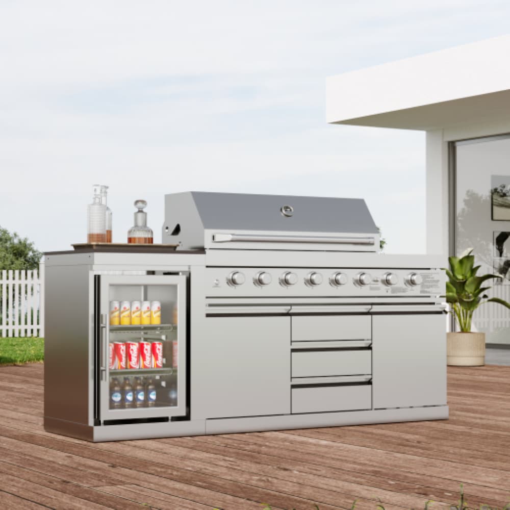 Refrigerator,304 Stainless Steel Material,six-speed Adjustment ,Automatic Rebound Door, Easy To Use,suitable For Outdoor_maomaolike.com